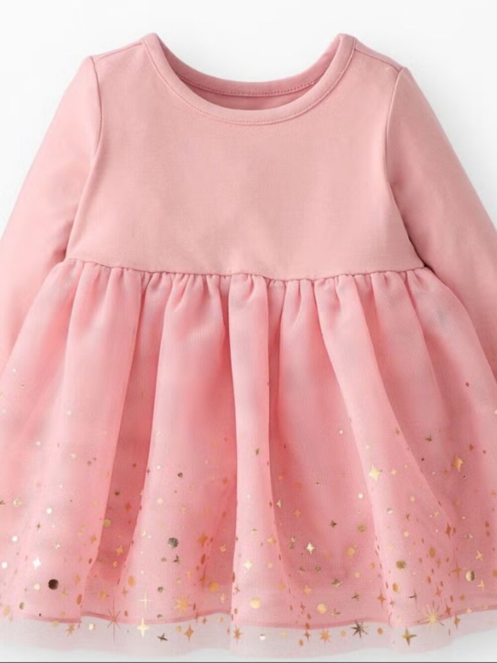 Hanna Andersson Baby Girl Pink Tulle Shimmer Dress Holiday Party 3-6M 60